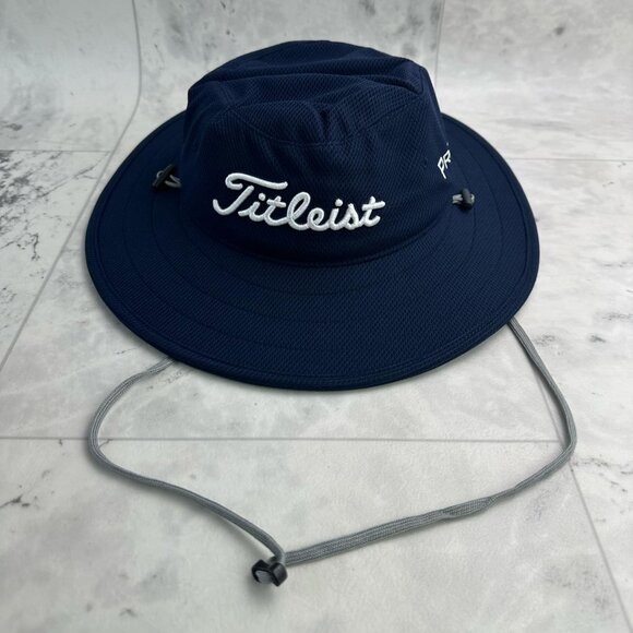 NEW Titleist Tour Aussie Golf Bucket Hat - Navy/White N2 - Picture 1 of 6